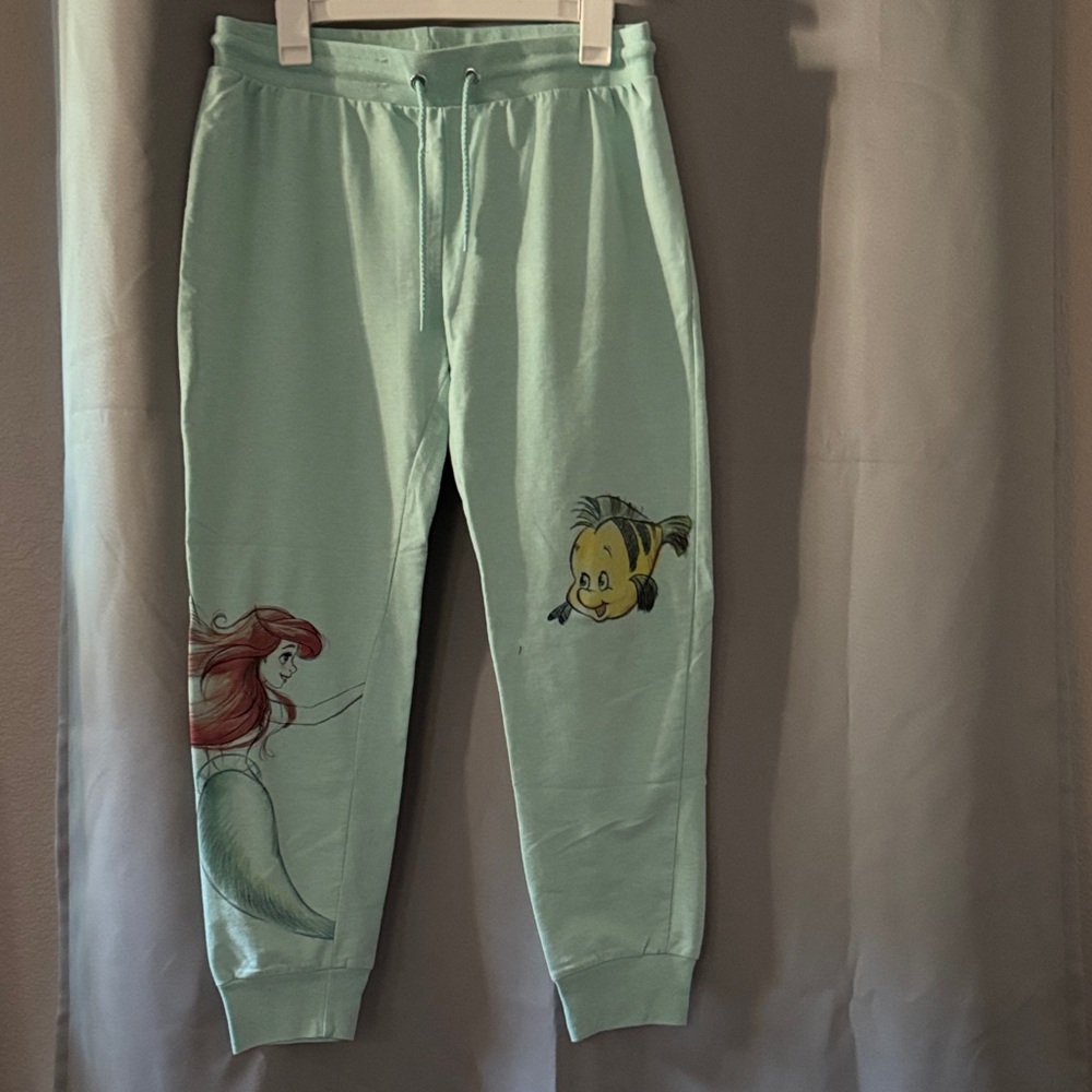 Disney Mint Green Little Mermaid Track Pants